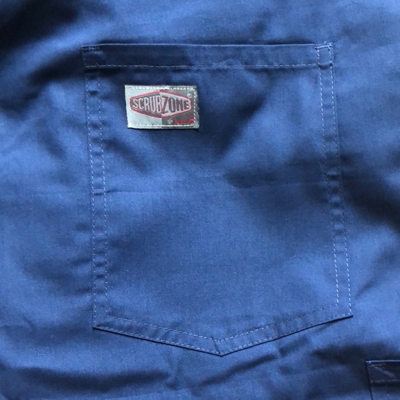 Set of 2 identical size Large navy scrubzone scrub bottoms. - Picture 4 of 5